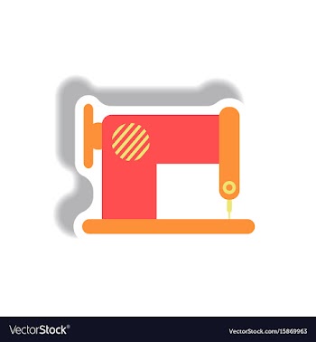 In paper sticker style retro vector image