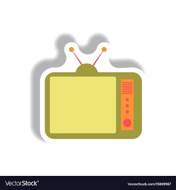 In paper sticker style retro vector image