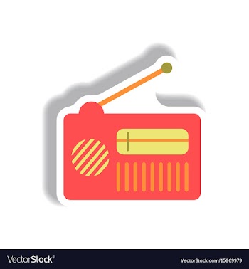 In paper sticker style retro vector image