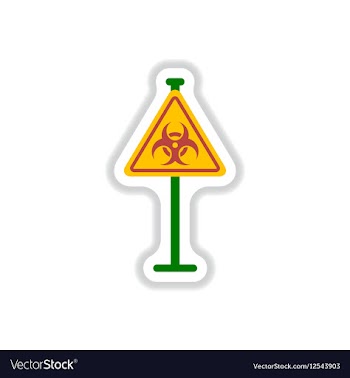 In paper sticker style road vector image