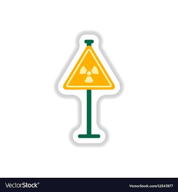 In paper sticker style road vector image