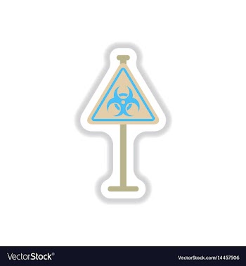 In paper sticker style road vector image