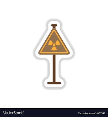 In paper sticker style road vector image
