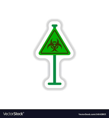 In paper sticker style road vector image