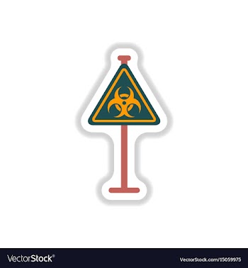 In paper sticker style road vector image