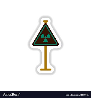In paper sticker style road vector image