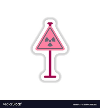 In paper sticker style road vector image