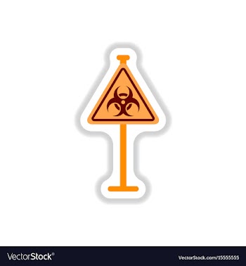 In paper sticker style road vector image