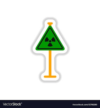 In paper sticker style road vector image