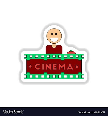 In paper sticker style seller vector image