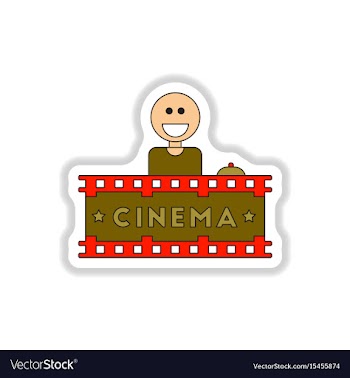 In paper sticker style seller vector image
