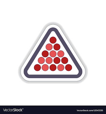 In paper sticker style Set of vector image