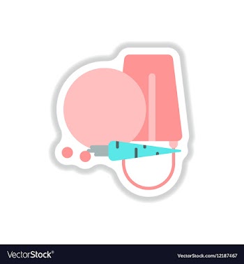 In paper sticker style Snowman vector image