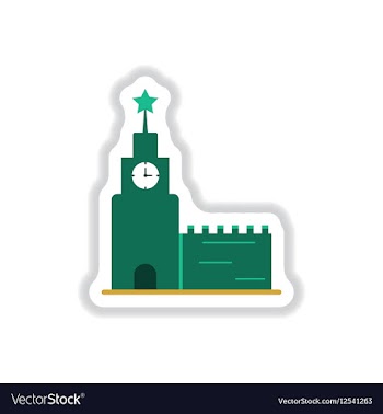In paper sticker style St vector image