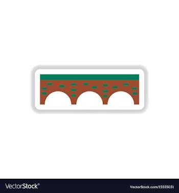 In paper sticker style stone vector image