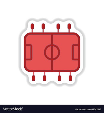 In paper sticker style Top vector image