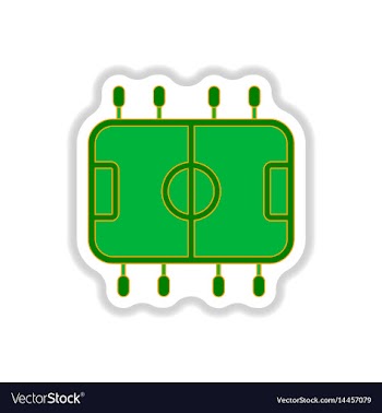 In paper sticker style top vector image