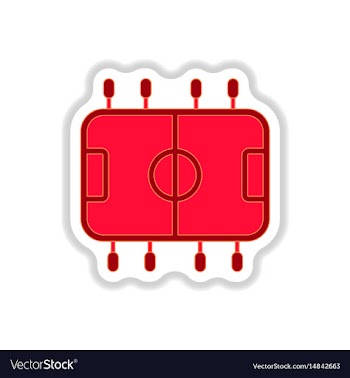 In paper sticker style top vector image