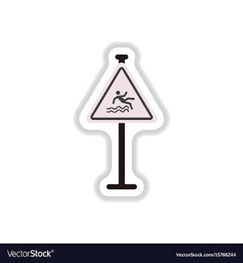 In paper sticker style traffic vector image