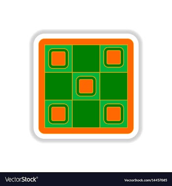 In paper sticker style twister vector image