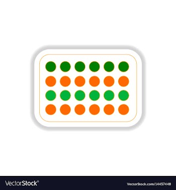 In paper sticker style twister vector image