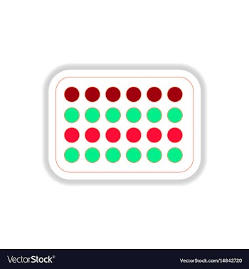 In paper sticker style twister vector image