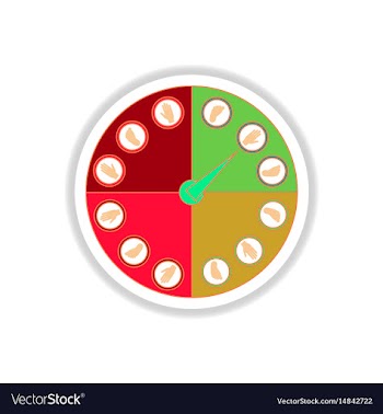 In paper sticker style twister vector image