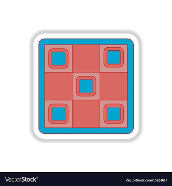 In paper sticker style twister vector image