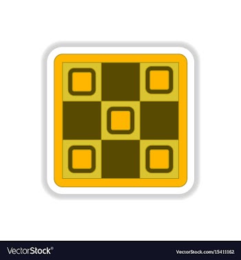 In paper sticker style twister vector image