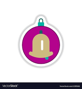 In paper sticker style vector image