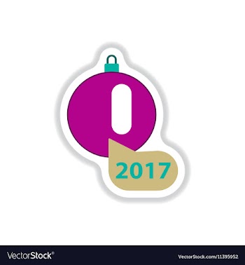 In paper sticker style vector image