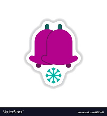 In paper sticker style vector image