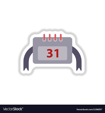 In paper sticker style vector image