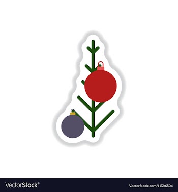 In paper sticker style vector image