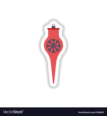 In paper sticker style vector image