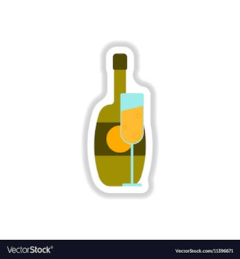 In paper sticker style vector image