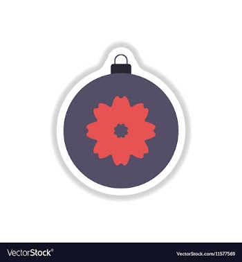 In paper sticker style vector image