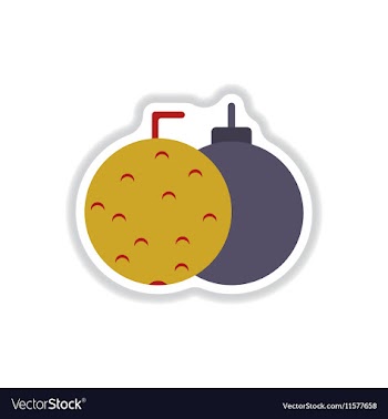 In paper sticker style vector image
