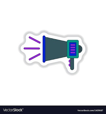 In paper sticker style vector image
