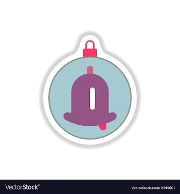 In paper sticker style vector image
