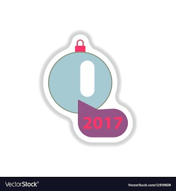 In paper sticker style vector image