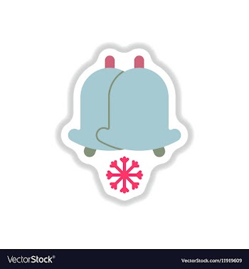 In paper sticker style vector image