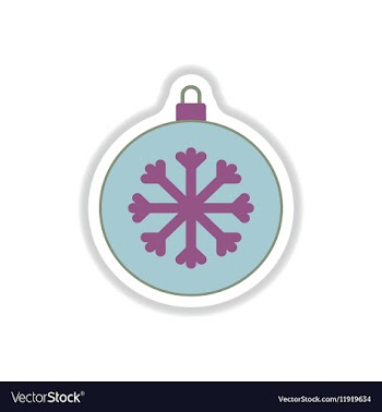 In paper sticker style vector image