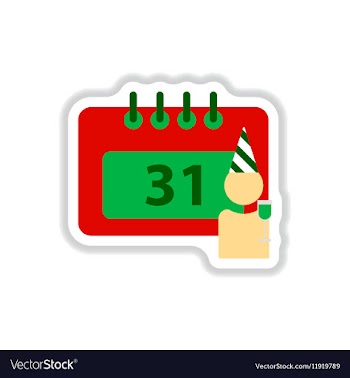 In paper sticker style vector image