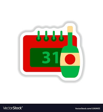In paper sticker style vector image