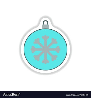 In paper sticker style vector image