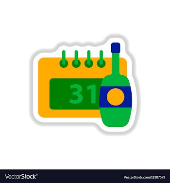 In paper sticker style vector image