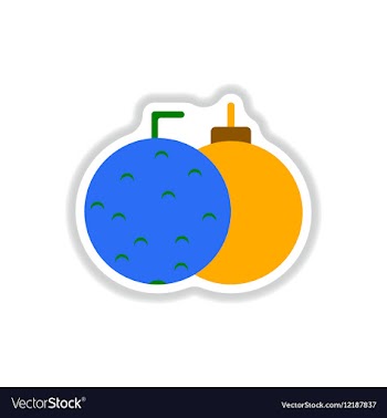 In paper sticker style vector image