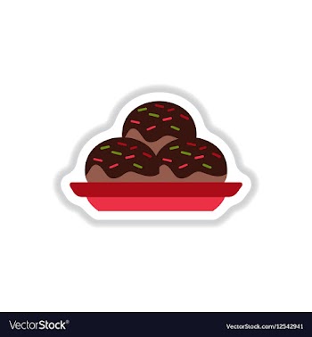 In paper sticker style vector image