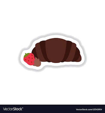 In paper sticker style vector image